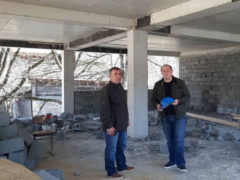 ცაგერის მერმა, ავთანდილ უგრეხელიძემ სოფელ ლაჯანაში საბავშვო ბაღის სამშენებლო...